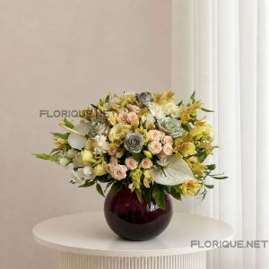 باکس گل شیشه ای اِلا