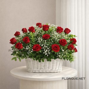سبد گل رز شیدا